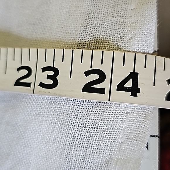 GIUSY white 100% linen made in Italy women's top. Oversized small Raglan sleeves - Picture 10 of 11